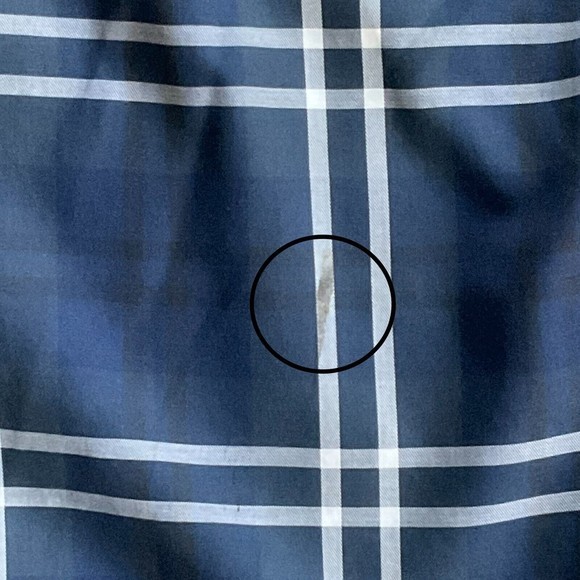 Robert Talbott Carmel Mens‎ Button Up Shirt Size L Blue Plaid Cotton Pocket - Picture 6 of 6